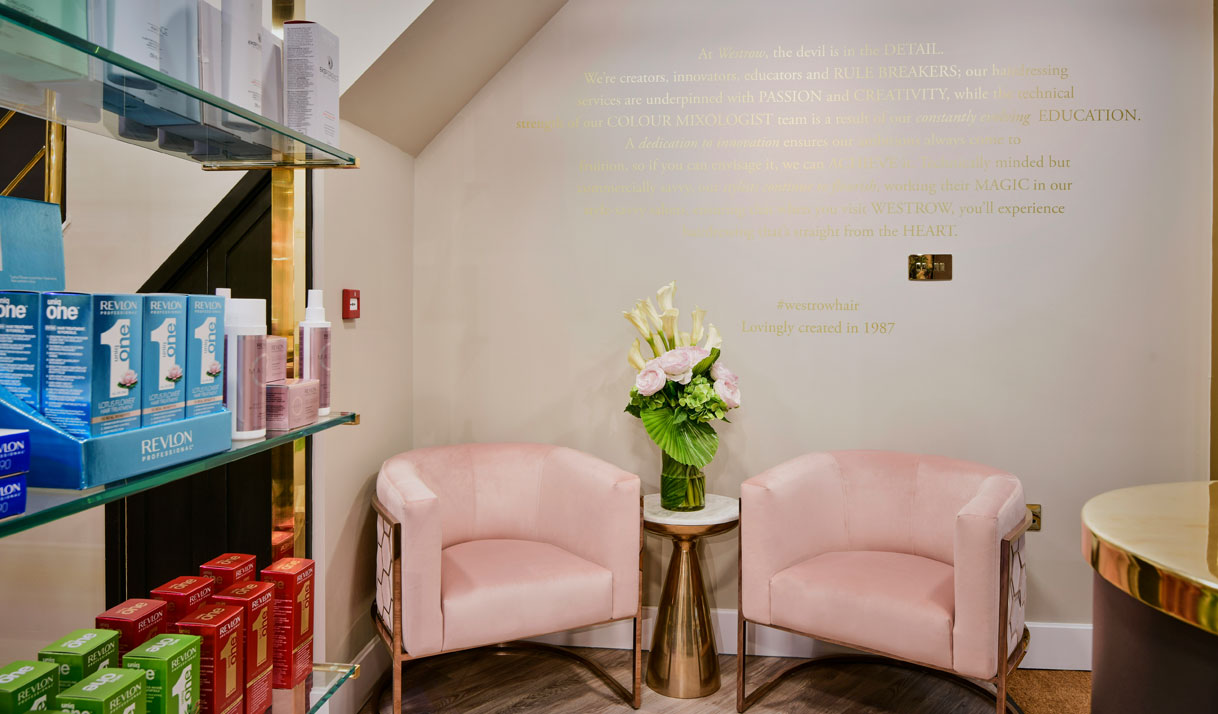 Westrow 46 Thorntons Arcade Hairdressers in Leeds Westrow